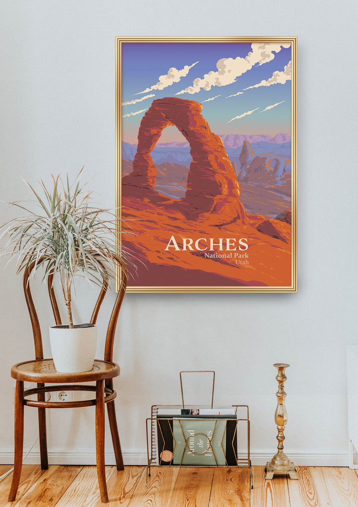 Arches National Park Travel Poster