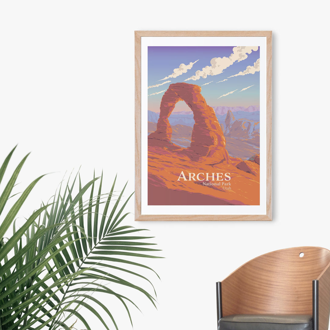 Arches National Park Travel Poster