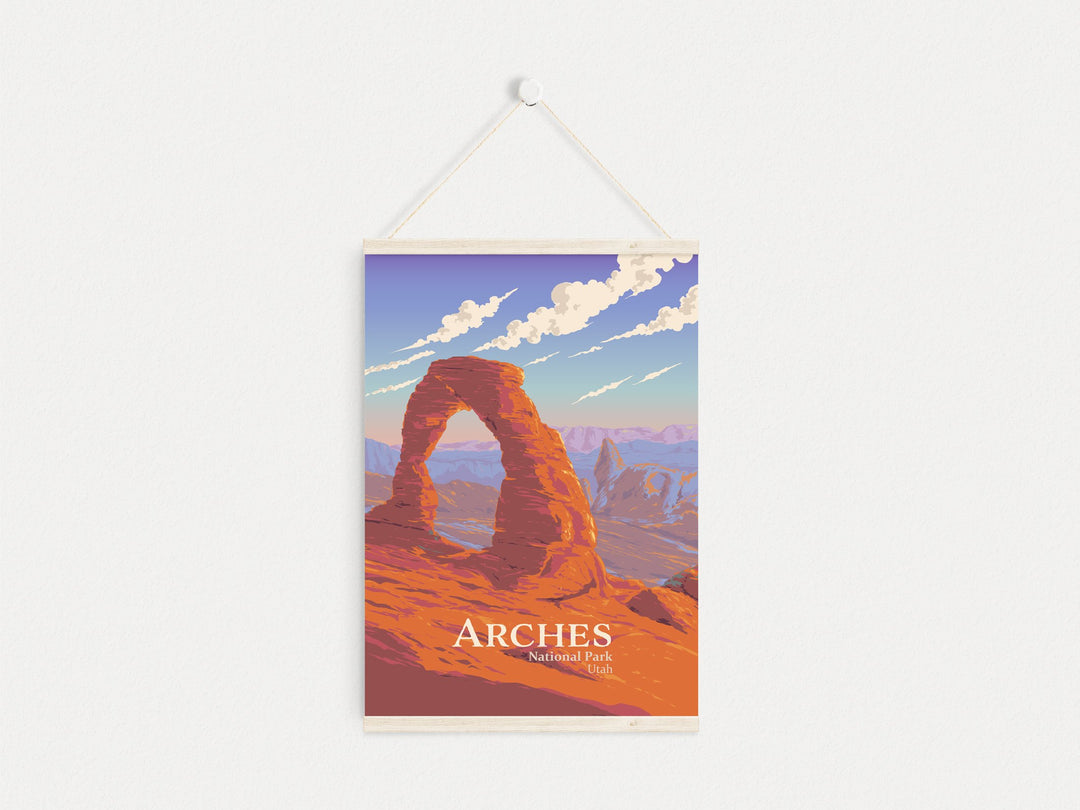 Arches National Park Travel Poster