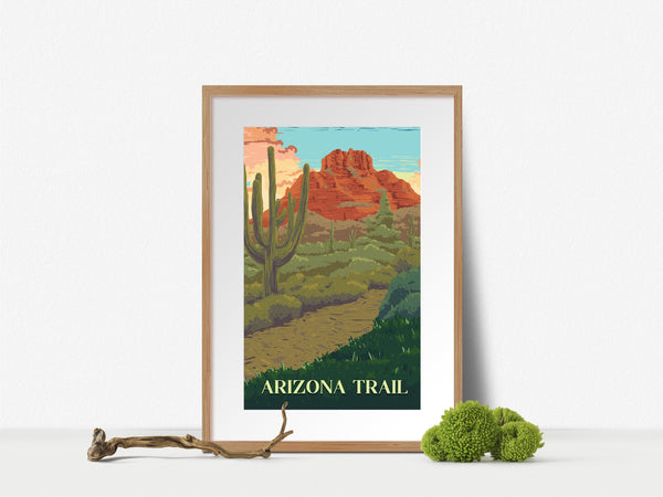 Arizona Trail Travel Poster
