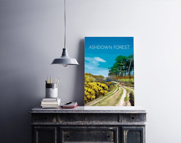 Ashdown Forest Travel Poster