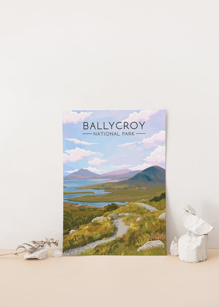 Ballycroy National Park Ireland Travel Poster