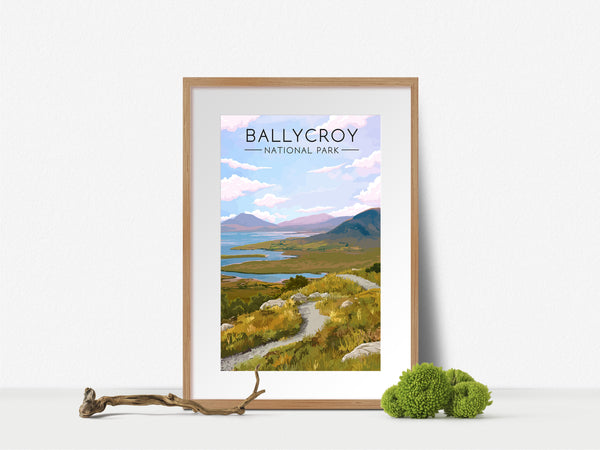Ballycroy National Park Ireland Travel Poster