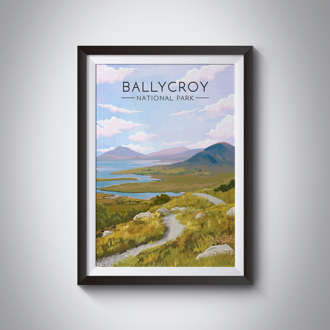 Ballycroy National Park Ireland Travel Poster