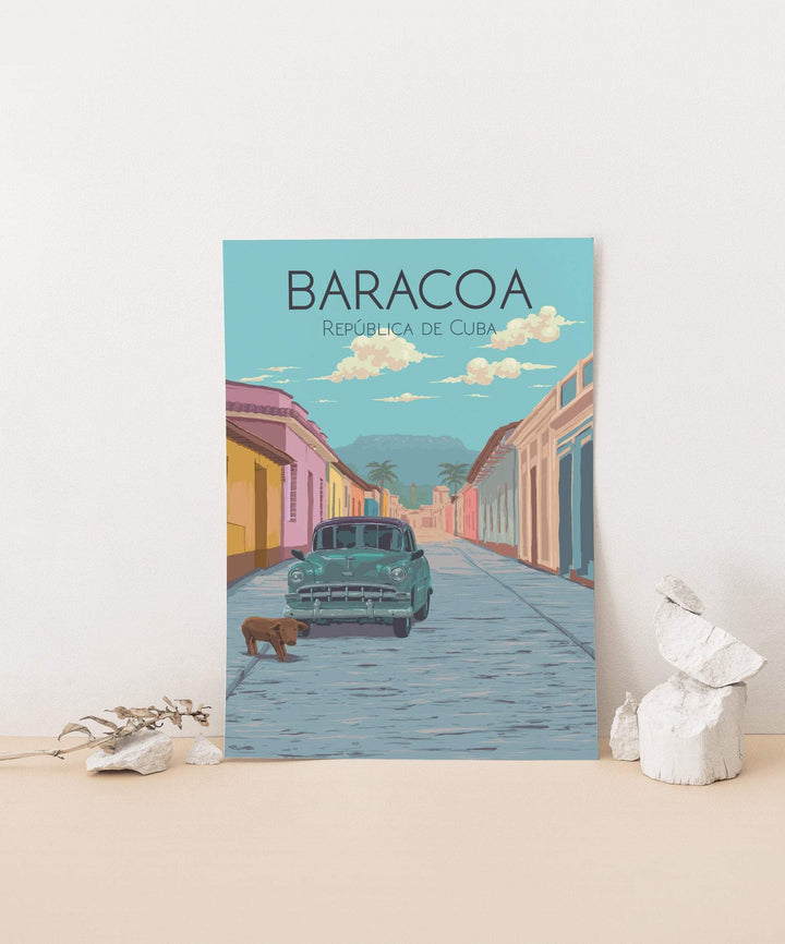 Baracoa Cuba Travel Poster