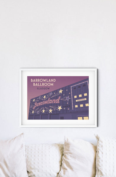 Barrowland Ballroom Glasgow Scotland Travel Poster