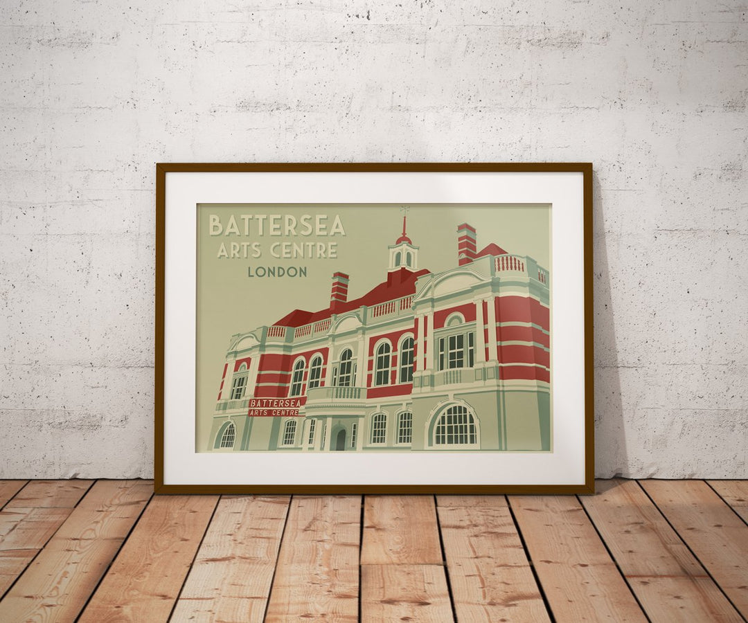 Battersea Arts Centre London Travel Poster