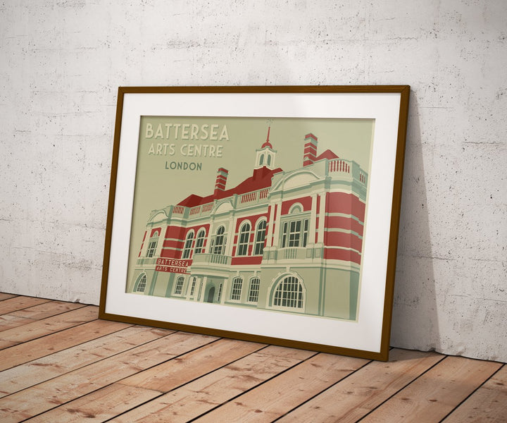 Battersea Arts Centre London Travel Poster