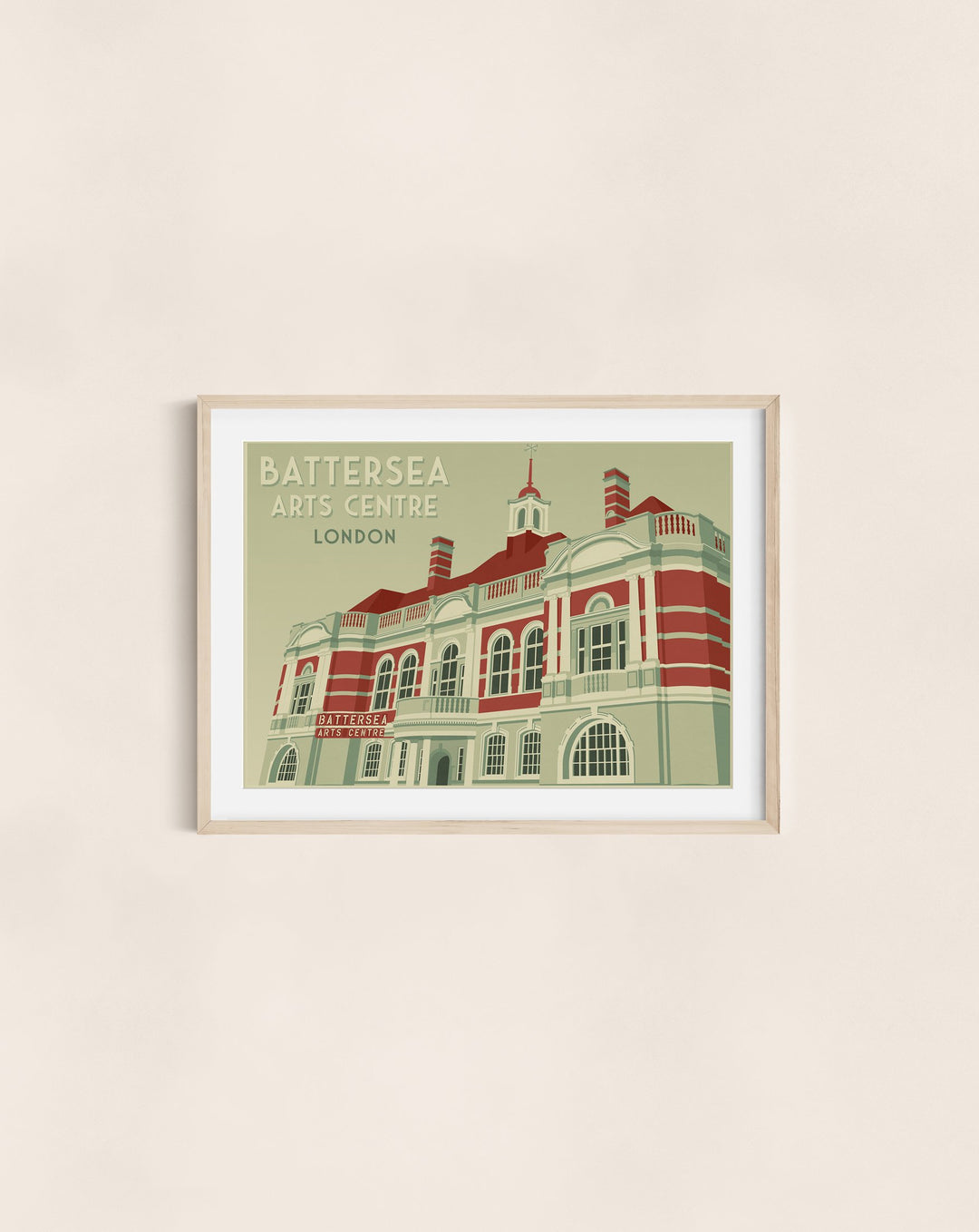 Battersea Arts Centre London Travel Poster