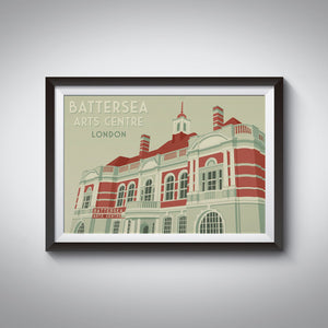 Battersea Arts Centre London Travel Poster