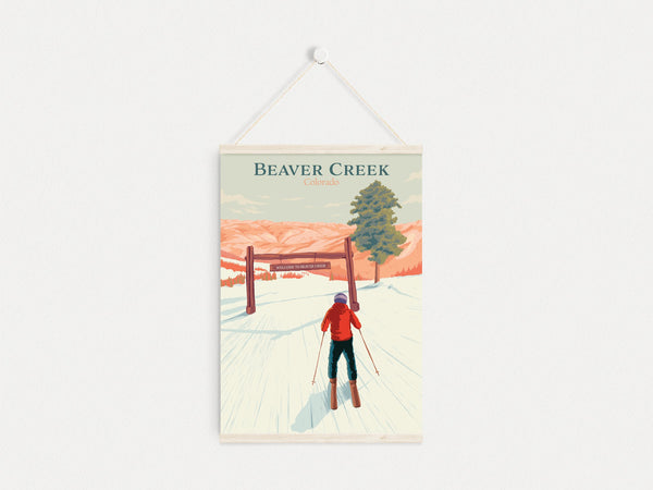 Beaver Creek Colorado Ski Resort Travel Poster