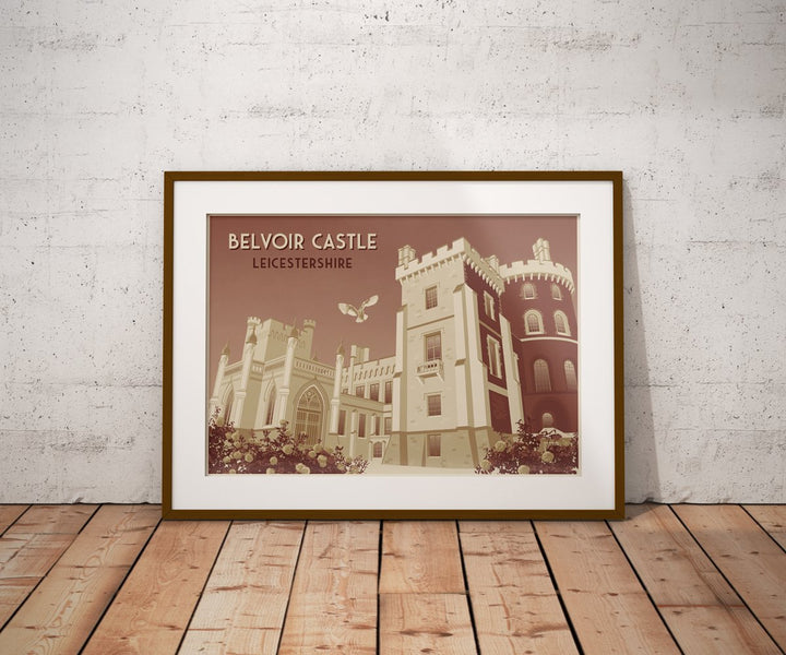 Belvoir Castle Travel Poster