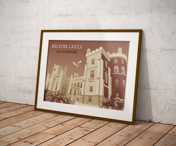 Belvoir Castle Travel Poster