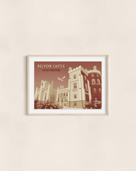 Belvoir Castle Travel Poster