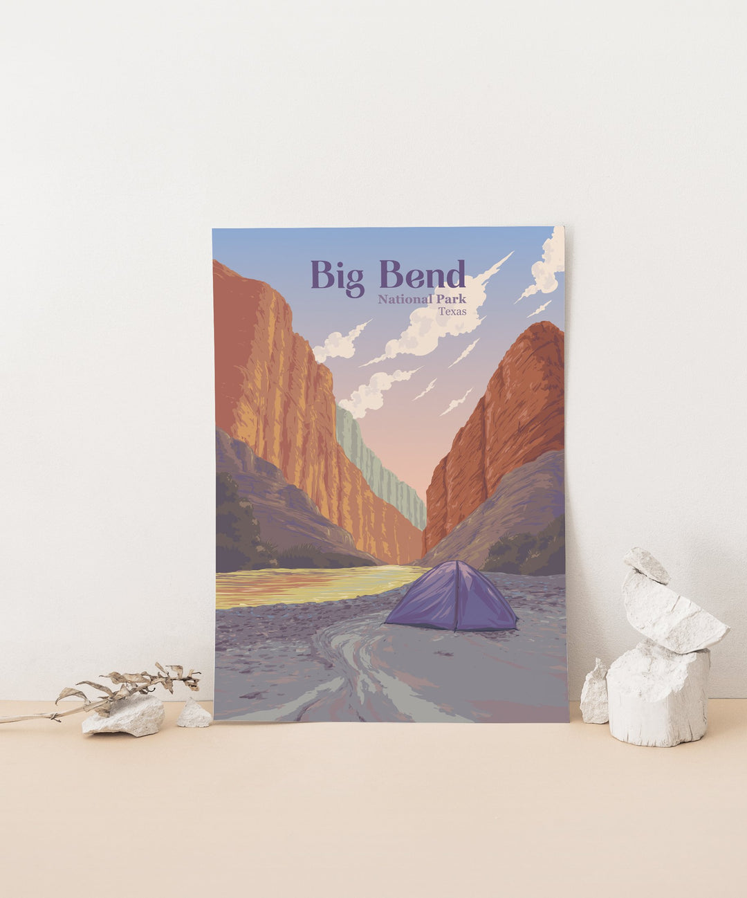 Big Bend National Park Travel Poster