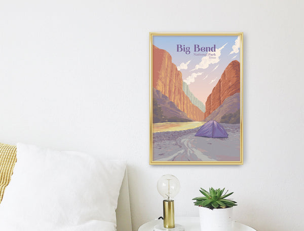 Big Bend National Park Travel Poster