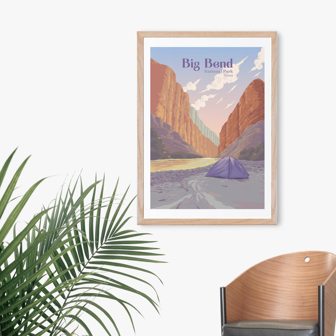 Big Bend National Park Travel Poster