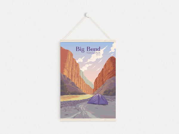 Big Bend National Park Travel Poster