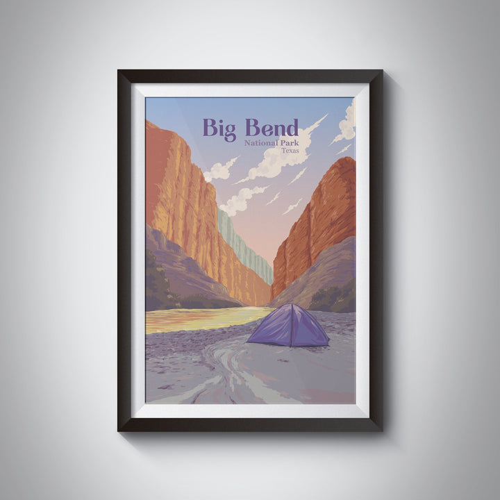 Big Bend National Park Travel Poster