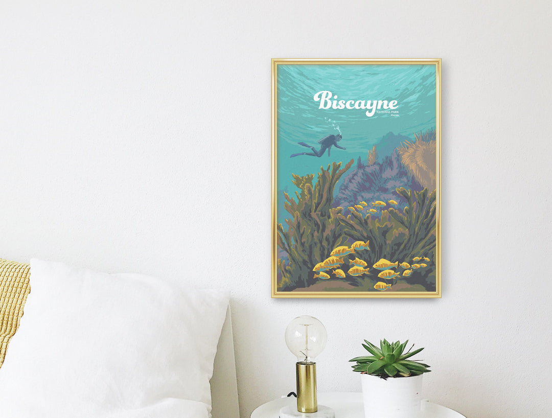 Biscayne National Park Travel Poster