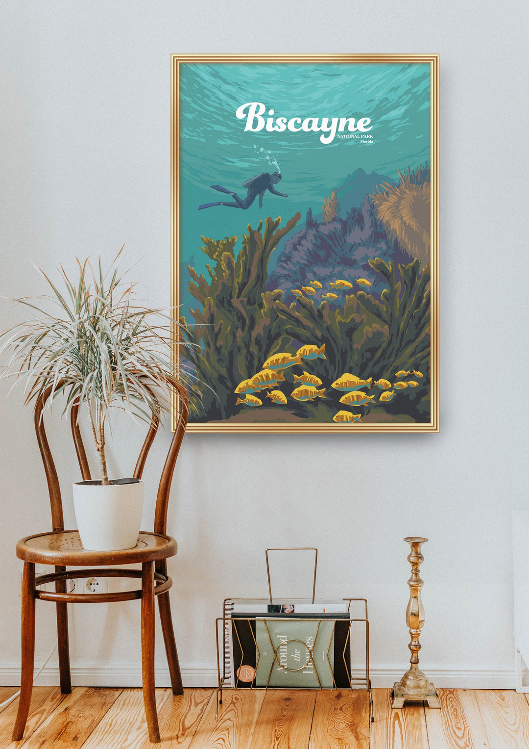 Biscayne National Park Travel Poster