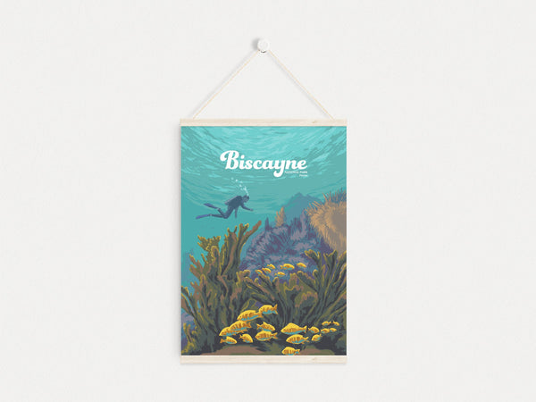 Biscayne National Park Travel Poster