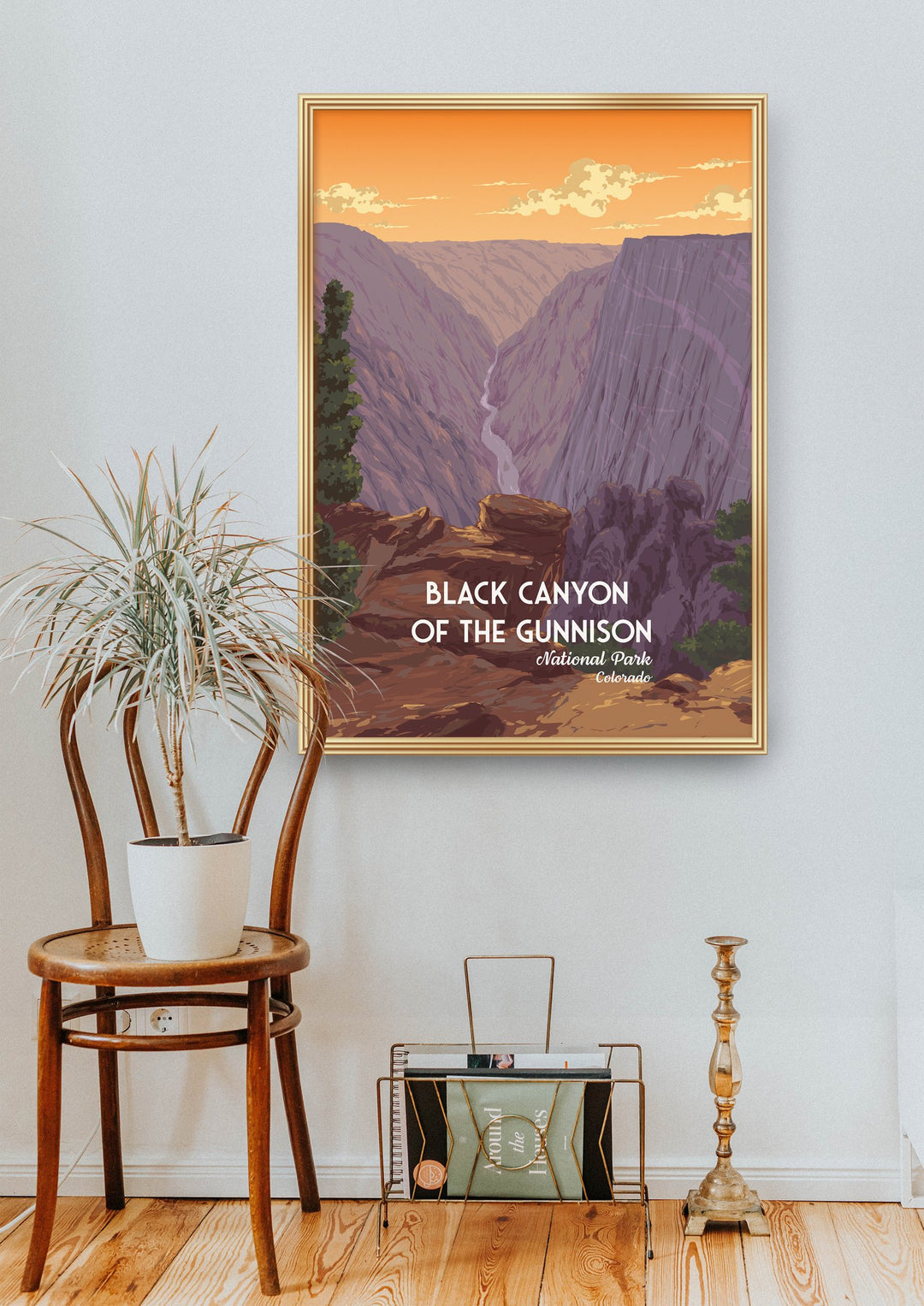 Black Canyon of the Gunnison National Park Travel Poster