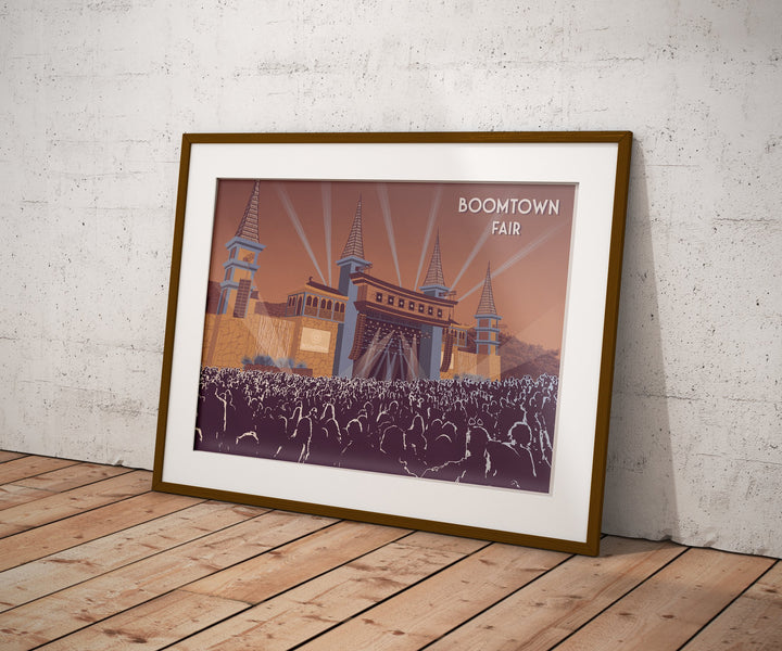 Boomtown Fair Festival Travel Poster