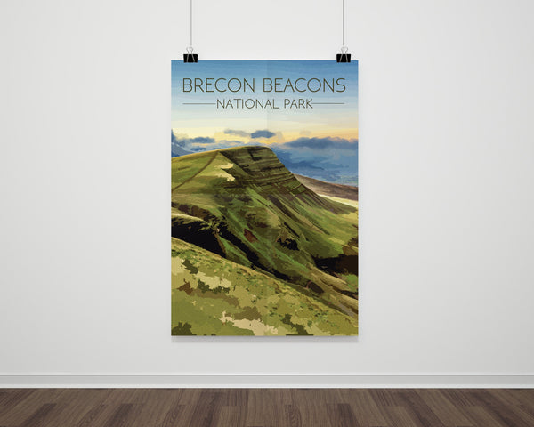 Brecon Beacons National Park Travel Poster