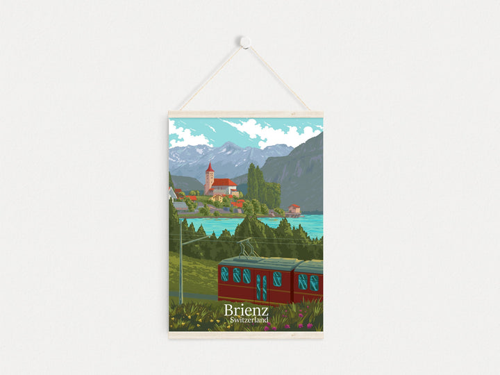 Brienz Switzerland Travel Poster