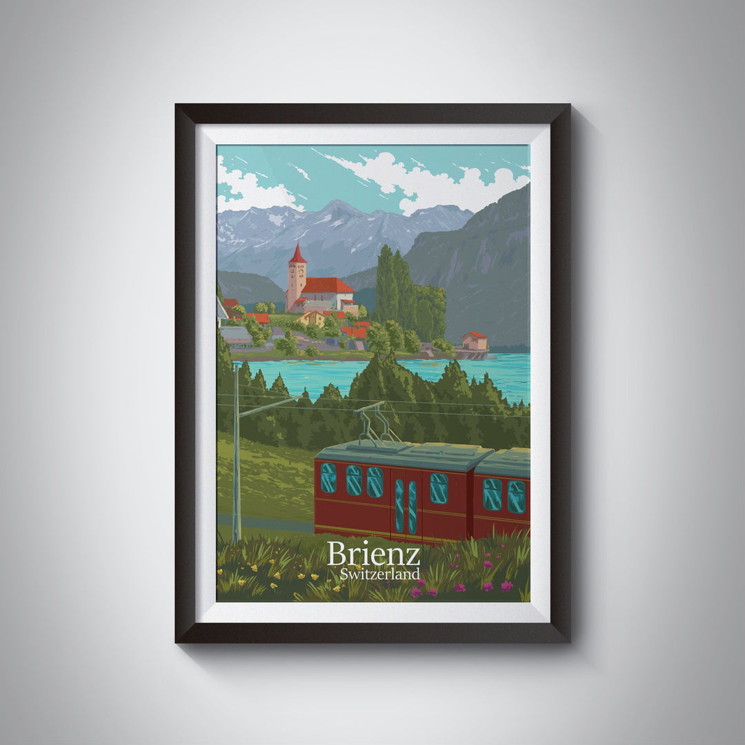 Brienz Switzerland Travel Poster