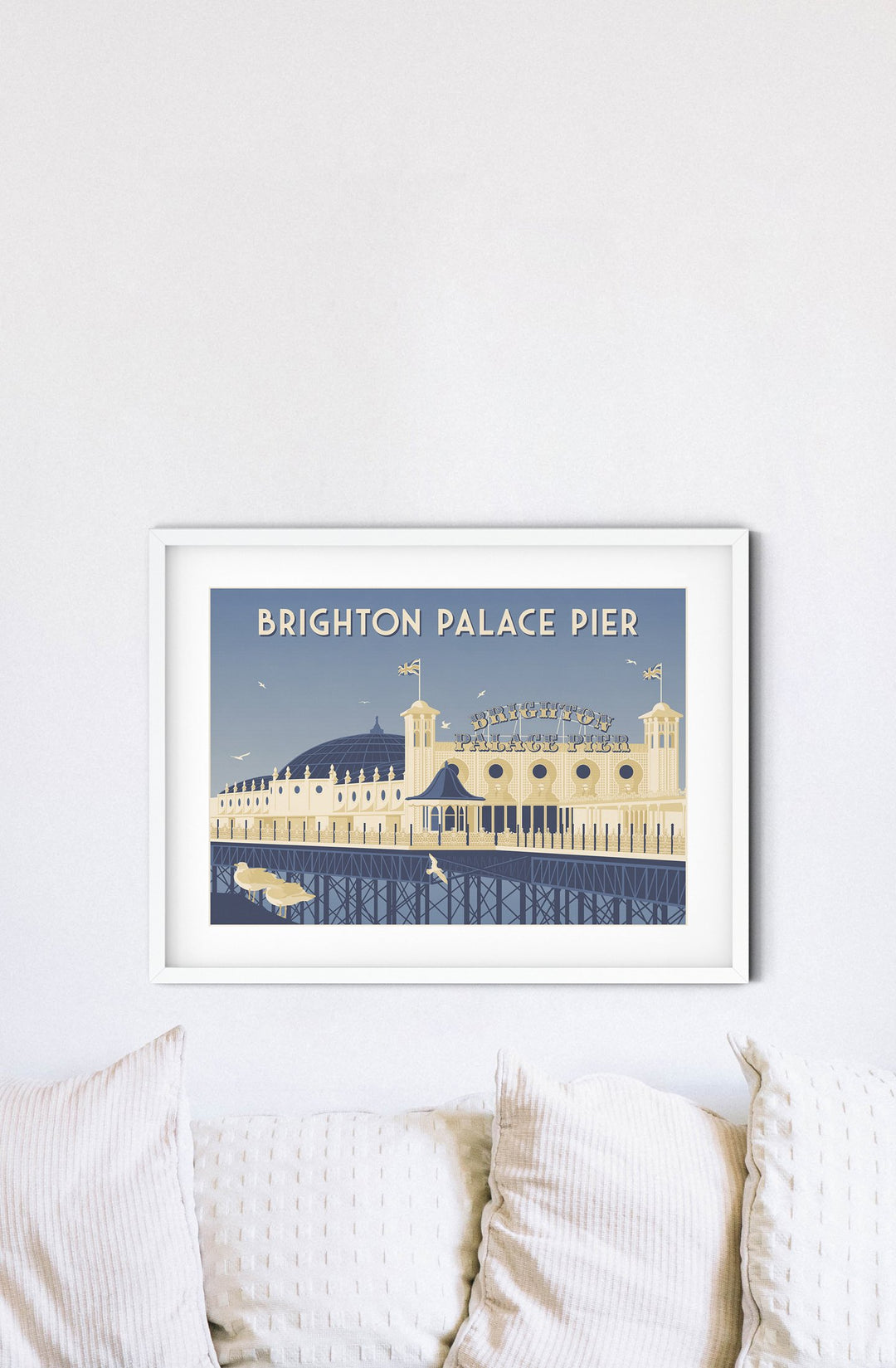 Brighton Palace Pier Travel Poster