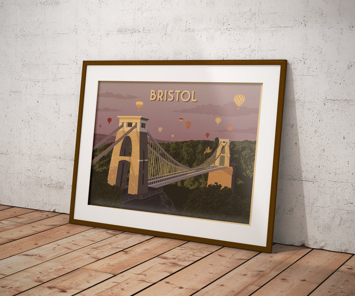 Bristol Hot Air Balloons Travel Poster