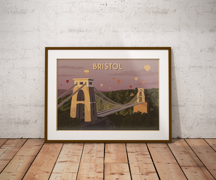 Bristol Hot Air Balloons Travel Poster