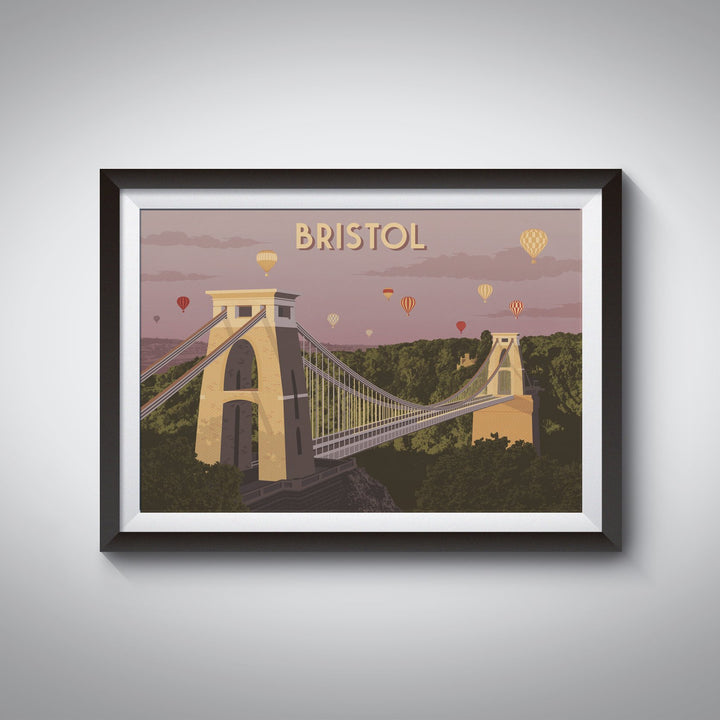 Bristol Hot Air Balloons Travel Poster