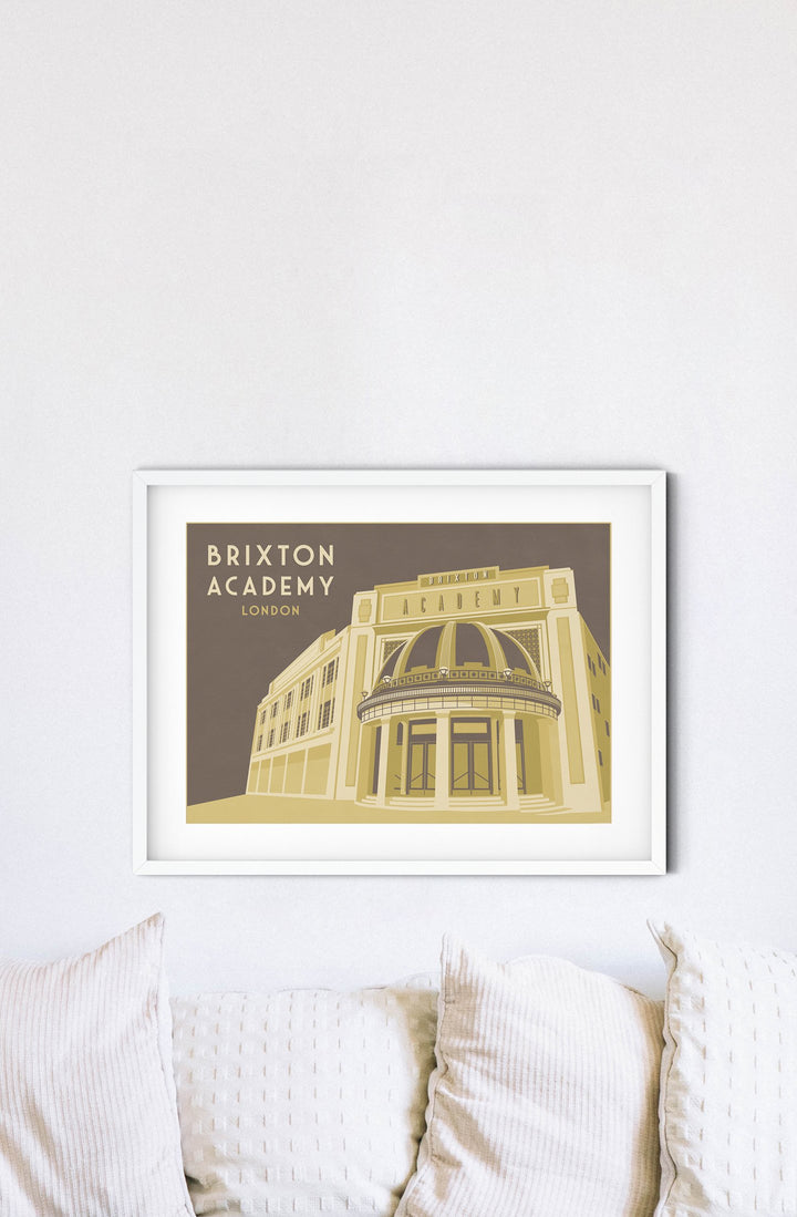 Brixton Academy London Travel Poster