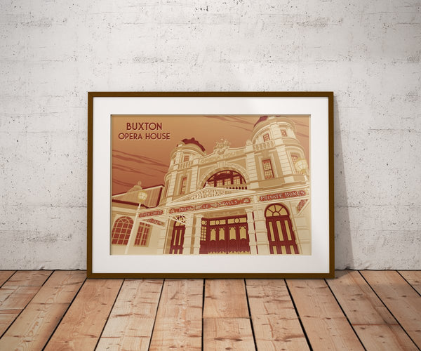 Buxton Opera House Travel Poster