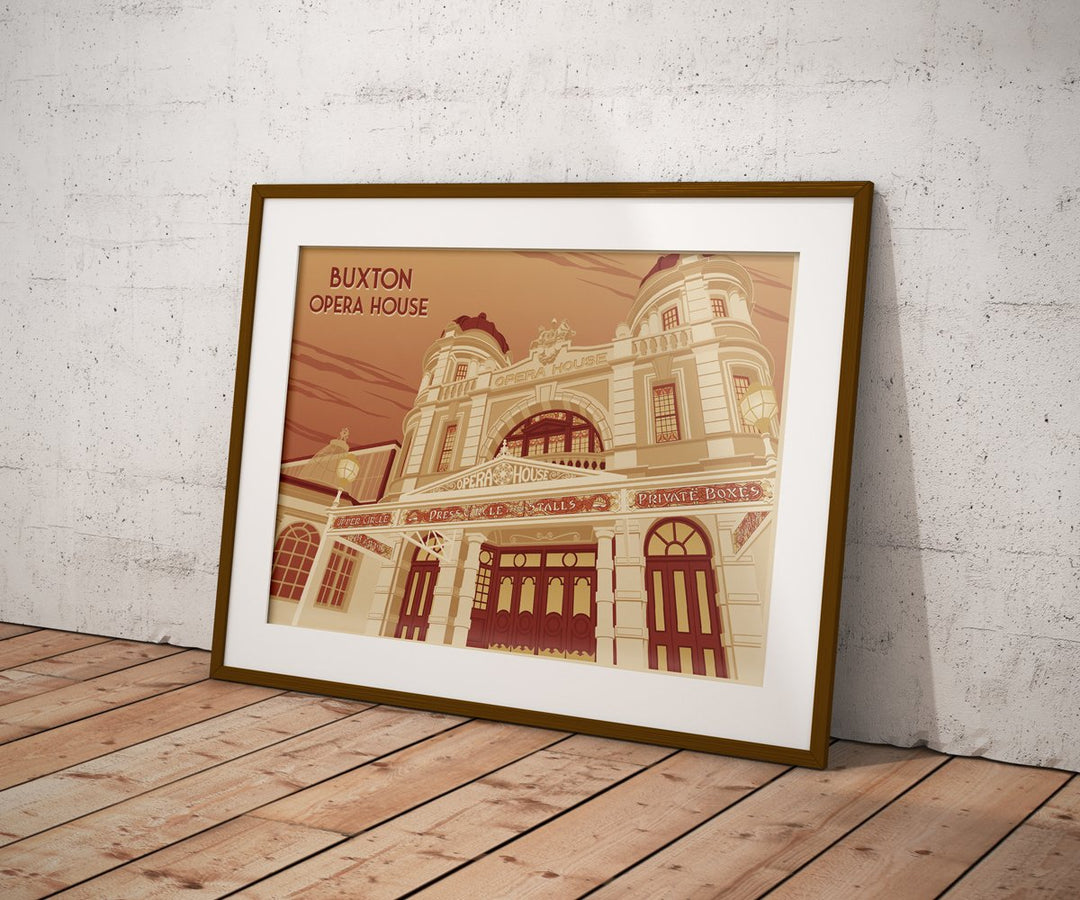 Buxton Opera House Travel Poster