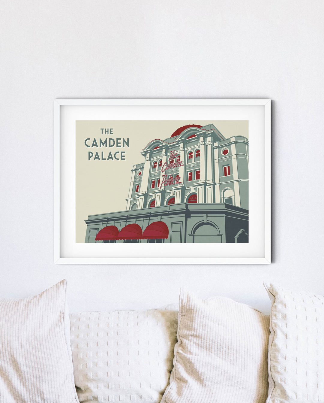 Camden Palace London Travel Poster