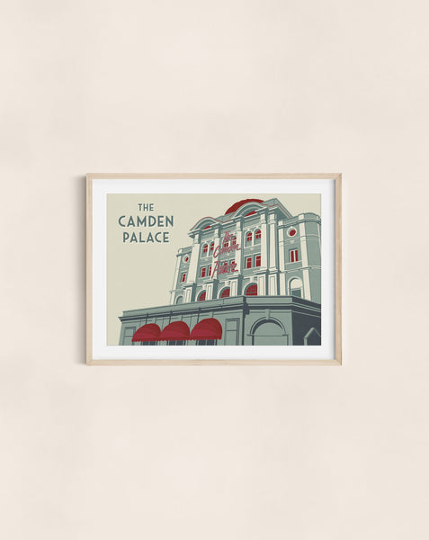 Camden Palace London Travel Poster