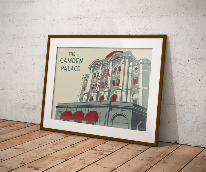 Camden Palace London Travel Poster