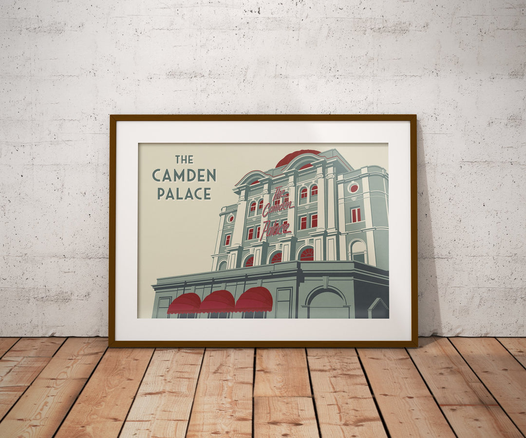 Camden Palace London Travel Poster