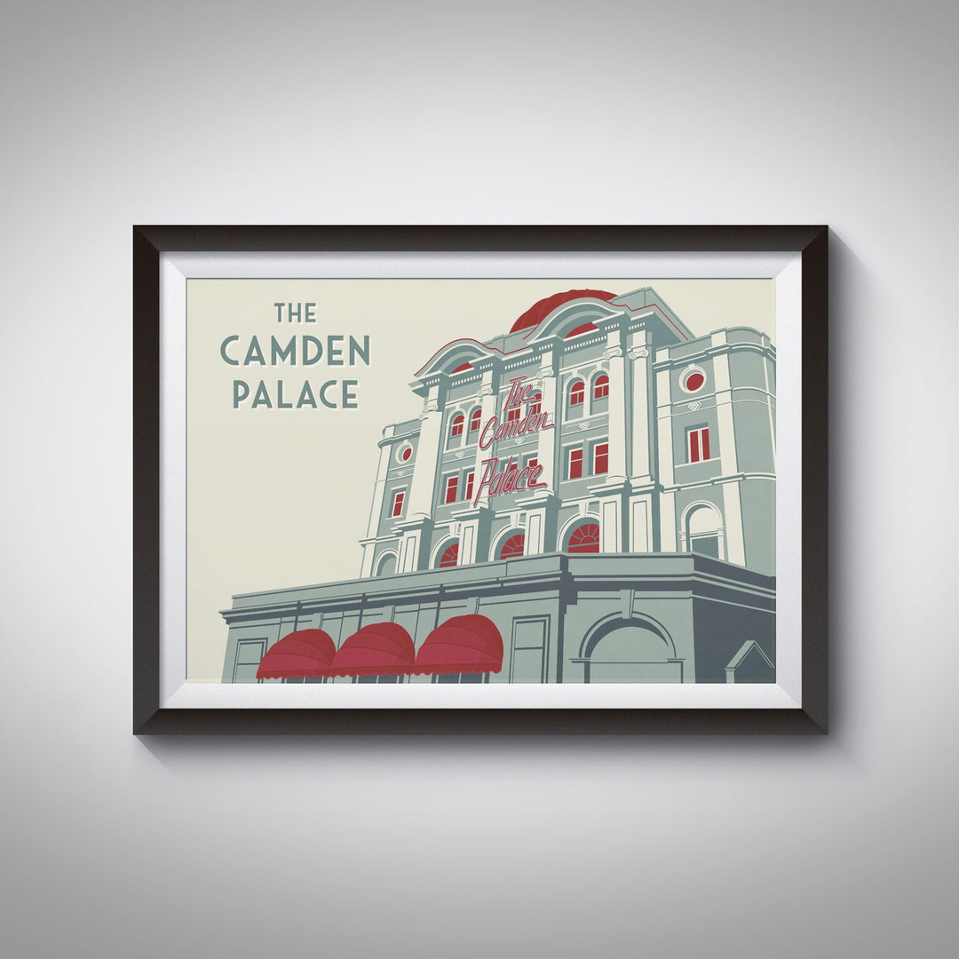 Camden Palace London Travel Poster