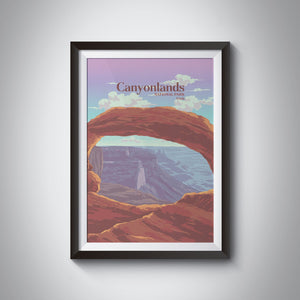 Canyonlands National Park Travel Poster