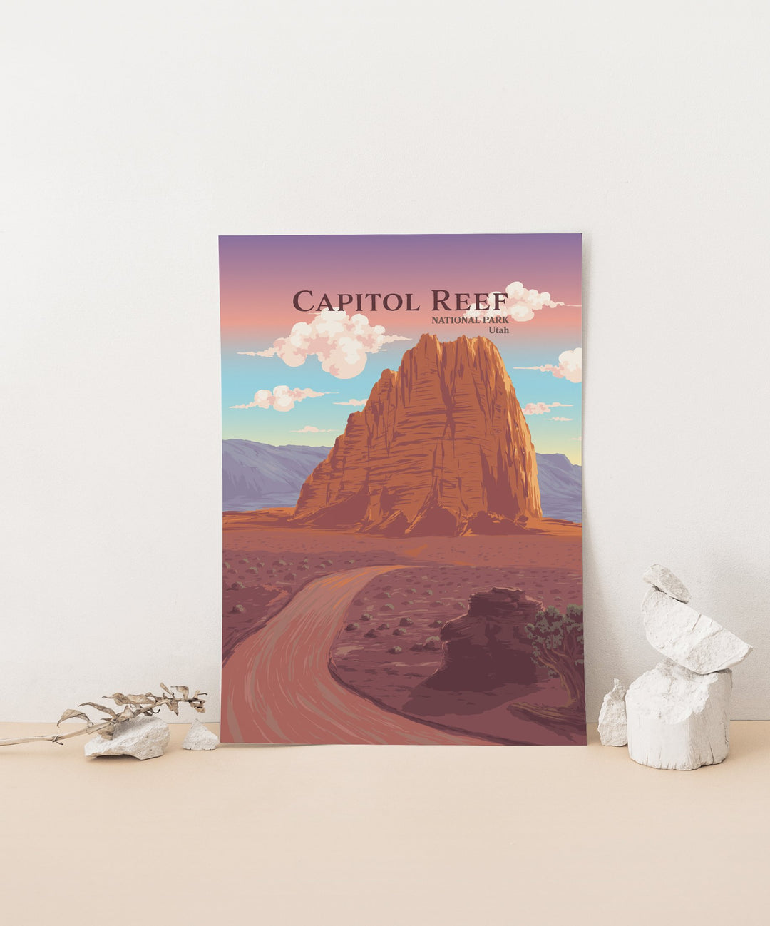 Capitol Reef National Park Travel Poster