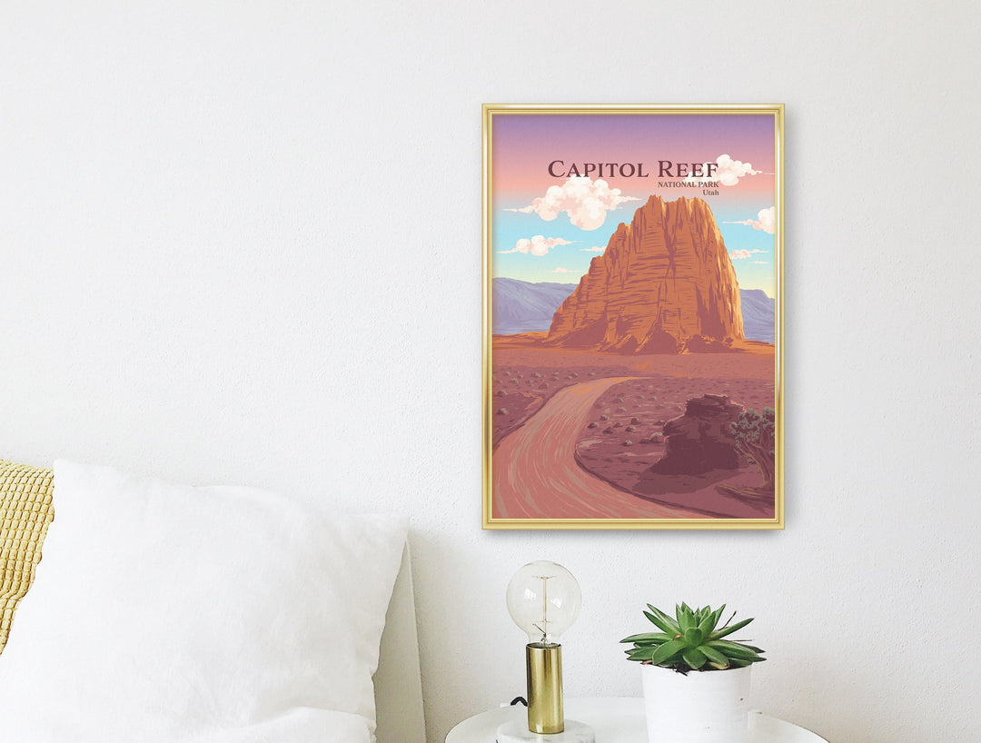 Capitol Reef National Park Travel Poster