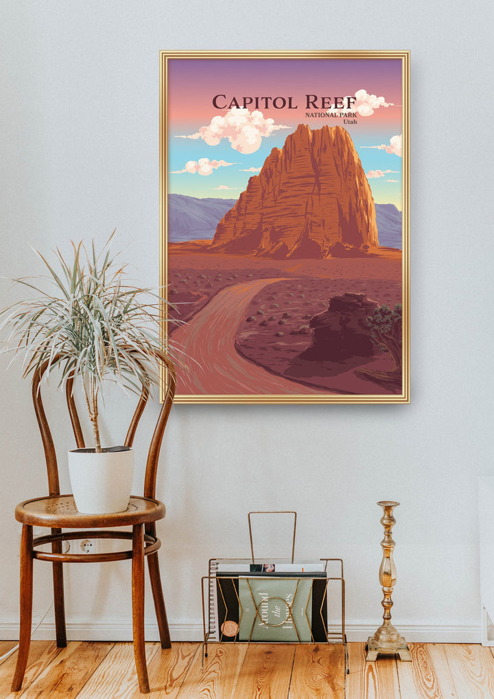 Capitol Reef National Park Travel Poster