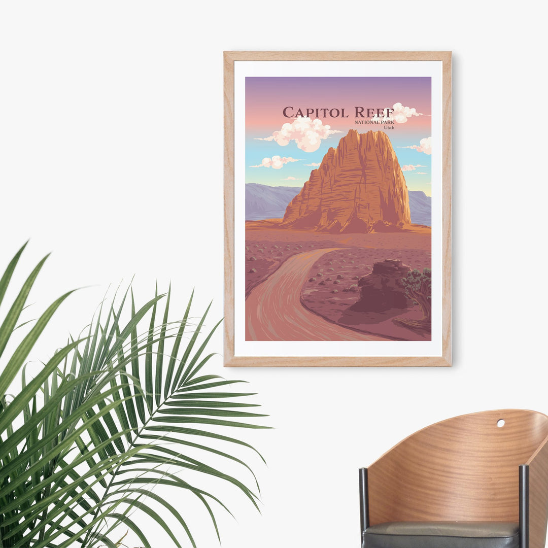 Capitol Reef National Park Travel Poster