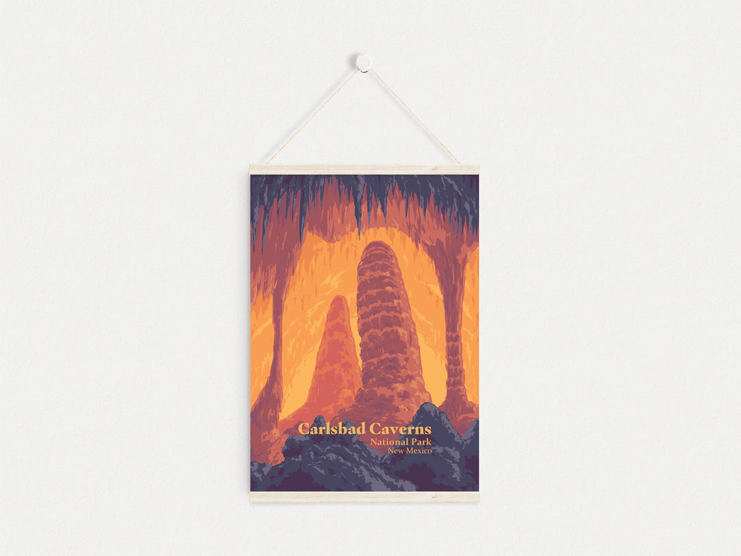 Carlsbad Caverns National Park Travel Poster