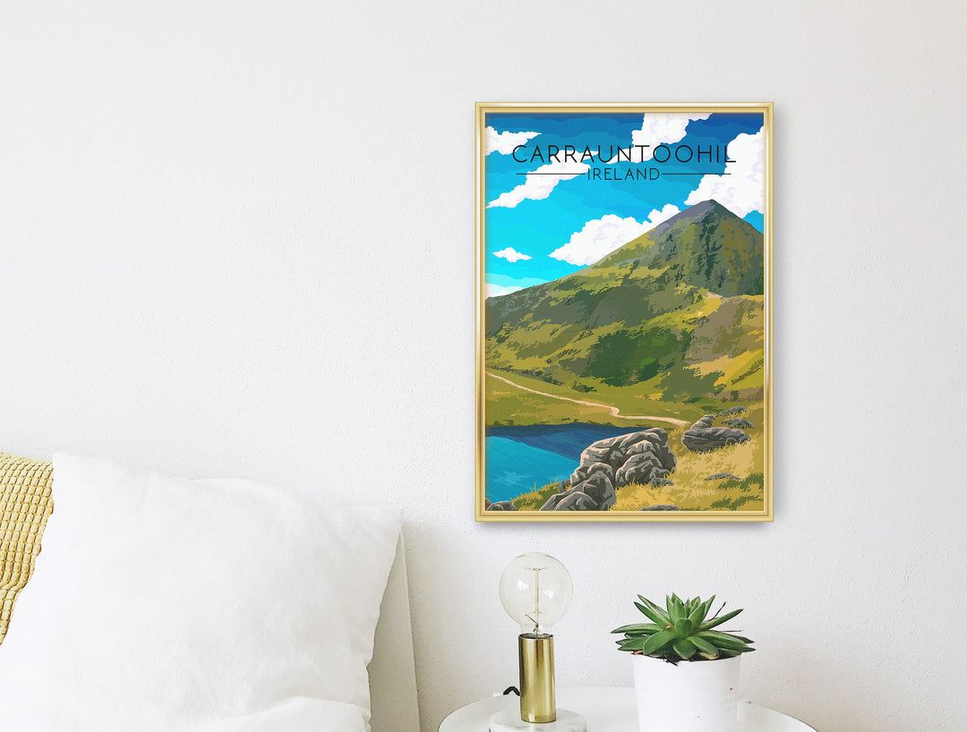 Carrauntoohil Ireland Travel Poster